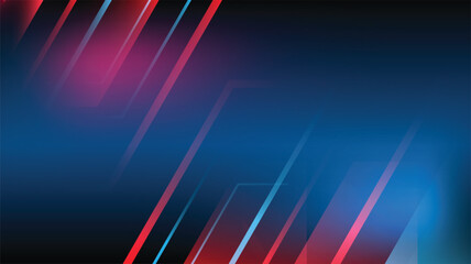 Leinwandbilder - Abstract background technology high speed racing for sports of long exposure light on black background.Science geometric shape modern elegant design.Vector illustration.