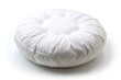 © Sayfar - White round pillow on a white background with leading lines