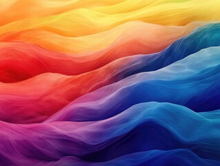 Ultimate Color Abstract Art with Wavy Patterns