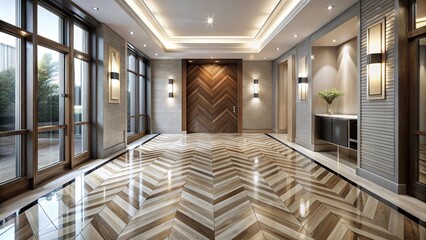 Wall Mural - luxurious foyer space