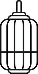Poster - simple bird cage line art evoking themes of freedom, captivity, and the desire to break free