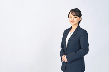 Aufkleber - 笑顔の女性ビジネスパーソン