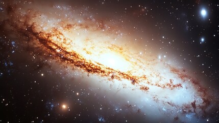 Wall Mural - a beautiful view of the galaxy reveals a stunning tapestry of stars, nebulae, and cosmic dust, creat