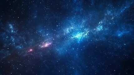 Wall Mural - a captivating night sky filled with stars presents a stunning view of the galaxy, with countless poi