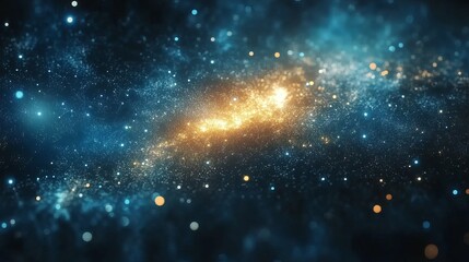 Wall Mural - an abstract background filled with space stars creates a mesmerizing cosmic scene, showcasing the be