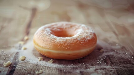 Poster - A view of a plain old fashioned donut