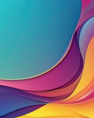 Poster - Colorful Smooth Gradient Background for Design Use