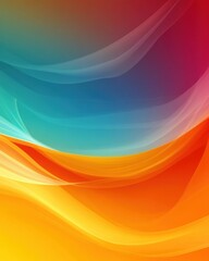 Poster - Smooth Gradient Background with Empty Space