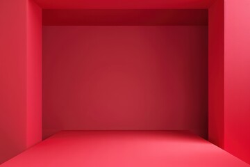 Poster - Solid Color Background with Central Empty Area