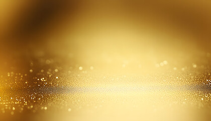 Poster - Gold gradient blurred background with soft glowing backdrop, background texture for design