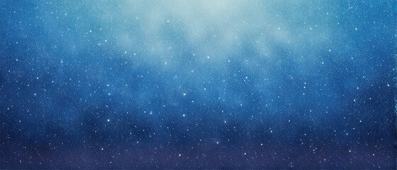 Starry Night Sky with a Blue Gradient