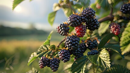 Poster - Blackberry Tree Blackberry Fruit Brasil
