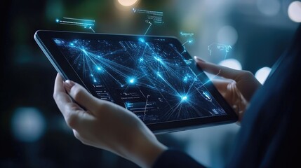 Poster - Digital Interface with Data Visualization on Tablet