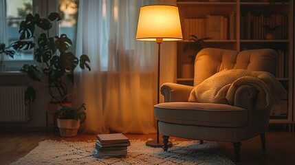 Wall Mural - Cozy Reading Nook