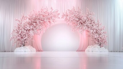 Poster - Custom color options for event decoration arch backdrops to suit any event theme