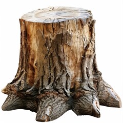 Sticker - tree stump PNG transparent background isolated 