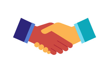 handshake vector illustration