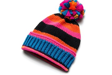 Poster - winter ski bobble hat isolated