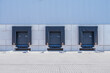 © Jarama - industrial loading docks of a warehouse