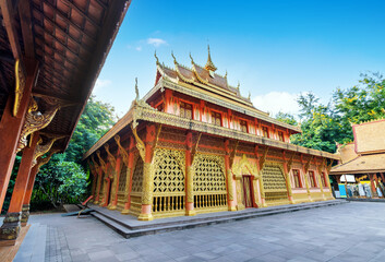 Canvas Print - Manting Park is the imperial garden of the Dai King in Xishuangbanna, Yunnan, China.