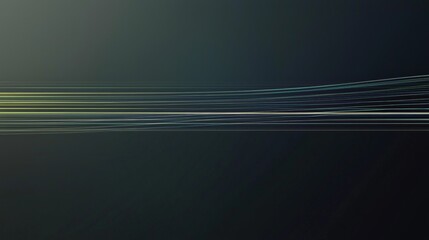 Poster - Vibrant light streaks on dark background convey speed and energy, perfect for tech and communication concepts. Bright colors add visual impact