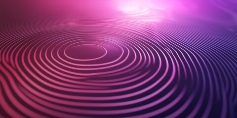 Poster - Mesmerizing ripple effect of pink and purple circles, creating a modern and stylish design with dynamic energy and smooth flow