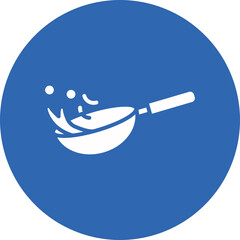 Poster - Cooking glyph circle icon