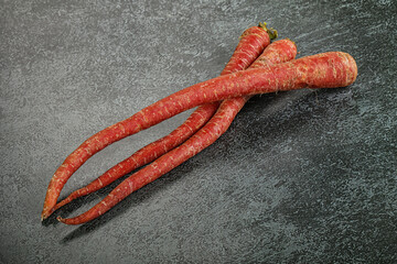 Wall Mural - Raw ripe Indian red carrot