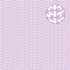 Decorative wavy vector guilloche background grid with Butterfly pattern in three customizable colors