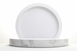 © Rawpixel.com - Circle marble podium stand plate white.