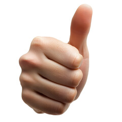 hand showing thumbs up