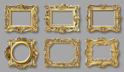 Poster - set of black and white photo frames. modern wall art posters in squares and rectangles.
