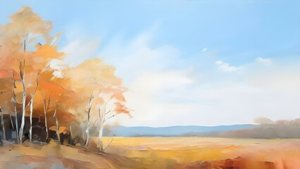 Wall Mural - Autumn backdrop