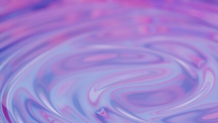 Aufkleber - Abstract wave-like texture with purple and blue gradients in soft focus