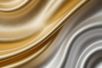 Wall Mural - Ethereal Gold and Silver Gradient Texture with Luminous Shimmer
