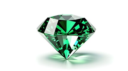 Poster - green diamond gem