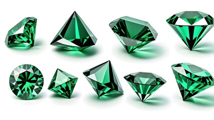 Poster - green diamond gem