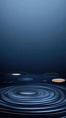 Fototapete - The digital backdrop showcases a high-tech environment with blue light effects and data elements, providing a modern platform ideal for software design concepts