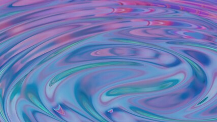 Aufkleber - Abstract fluid texture with purple and blue swirls in soft focus

