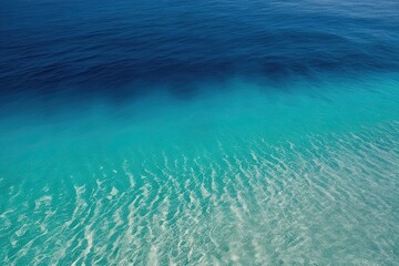 Wall Mural - Vibrant Sapphire and Teal Ocean Background with Smooth Gradient and Calming Texture