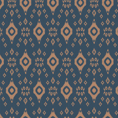 Ethnic abstract ikat art. Aztec ornament print. geometric ethnic pattern seamless color oriental. Design for background ,curtain, carpet, wallpaper, clothing, wrapping, Batik, vector illustration.