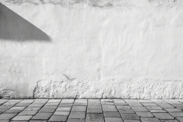 Wall Mural - Shadow wall architecture backgrounds.