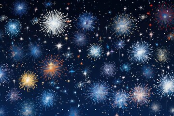 Wall Mural - fireworks celebration backgrounds outdoors.