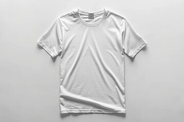 White Tshirt Mockup Isolated created with Generative AI