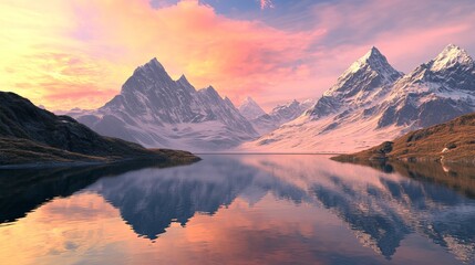 Wall Mural - Landscape in winter