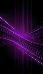 Wall Mural - Dark grey background with purple glowing lines for social media post, business, advertising events