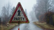 © Erich - a funny interpretation of a traffic sign with the text 'PARY' on it