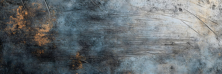 Sticker - Old scratched metal texture background