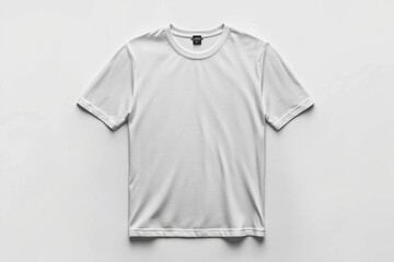 White Tshirt Mockup Isolated created with Generative AI