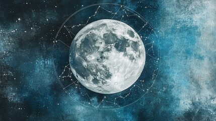 a map filled with moon uhd wallpaper